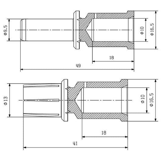 2514890000 - Copper Alloy Crimp Pin, 70 mm², RoHS Compliant  (Pack of 10)
