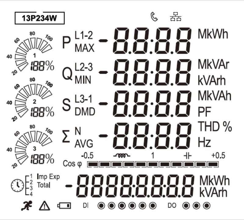 7760051006 - Modbus Gateway for 1-Phase & 3-Phase Power Measurement