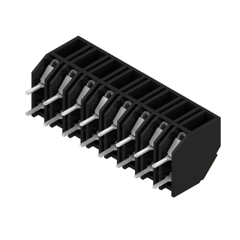 1884420000 - 5.00mm Black Circuit Board Terminal, 8 Poles, 135° Angle  (Pack of 14)