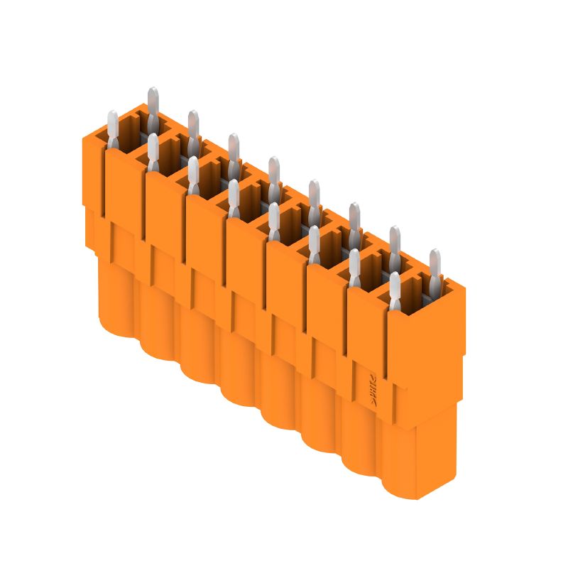 1630770000 - 8-Pole 5.08mm Through-Hole PCB Connector in Orange  (Pack of 42)