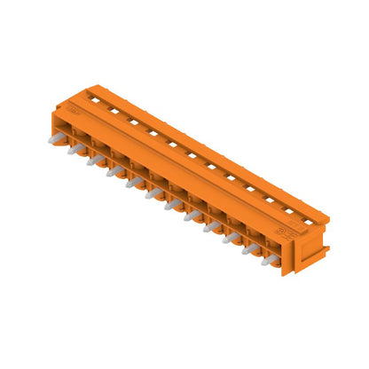 1581880000 - 12-Pole PCB Connector, 5mm Pitch, 180° Angle, Dovetail Design  (Pack of 50)