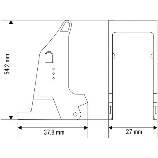8869440000 - Orange Plastic Retaining Clip for RIDERSERIES RCM  (Pack of 10)