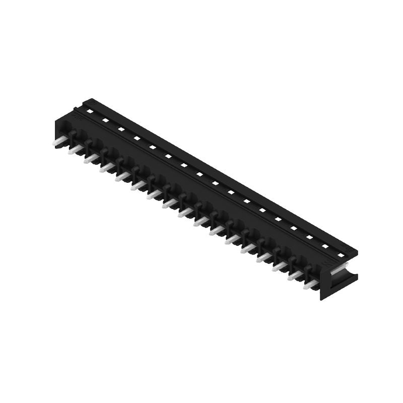 1148430000 - 5.08mm Male Header Connector, 17 Poles, THT Solder, Black  (Pack of 20)