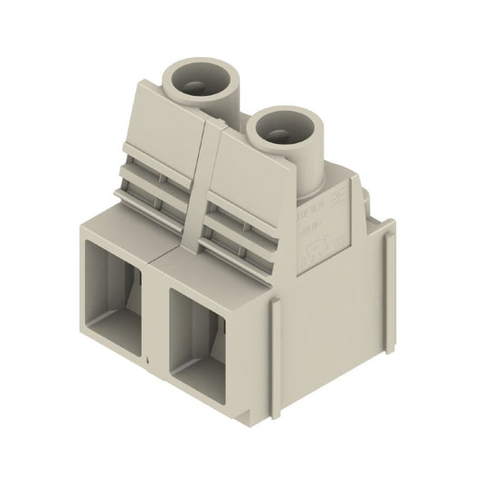 1839180000 - 12.7mm PCB Terminal, 2 Poles, 90° Angle, Pebble Gray  (Pack of 20)