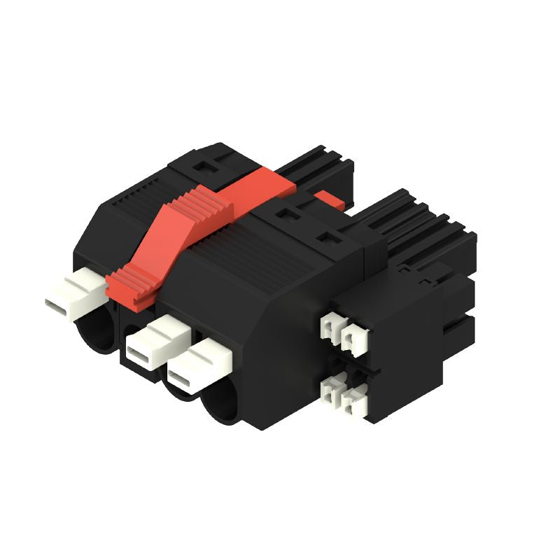 2629060000 - 7.62mm Female PCB Connector with 3 Poles & PUSH IN Mechanism  (Pack of 48)