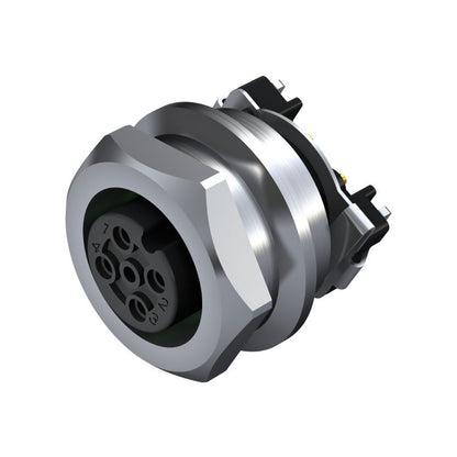 2422390000 - M12 5-Pole Plug Connector with M14 Thread and IP67 Rating  (Pack of 25)