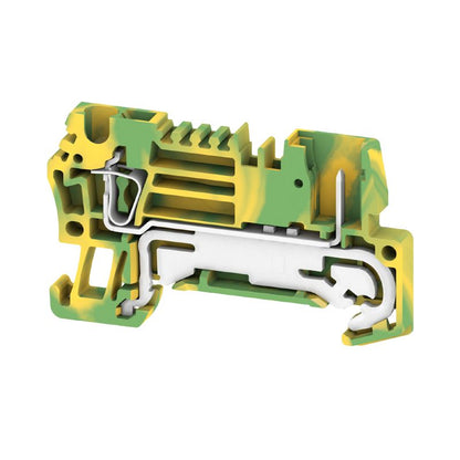 1815080000 - Green/Yellow PE Terminal 2.5mm² with Tension-Clamp Connection  (Pack of 50)