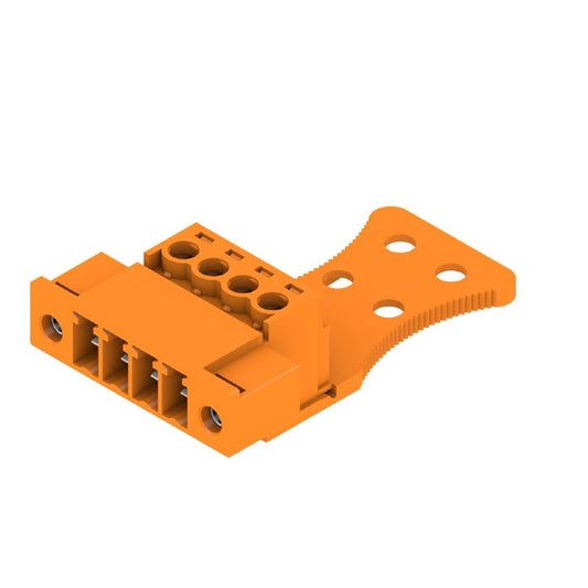 1237120000 - 3.81mm 4-Pole Male PCB Connector, 180° Angle  (Pack of 50)
