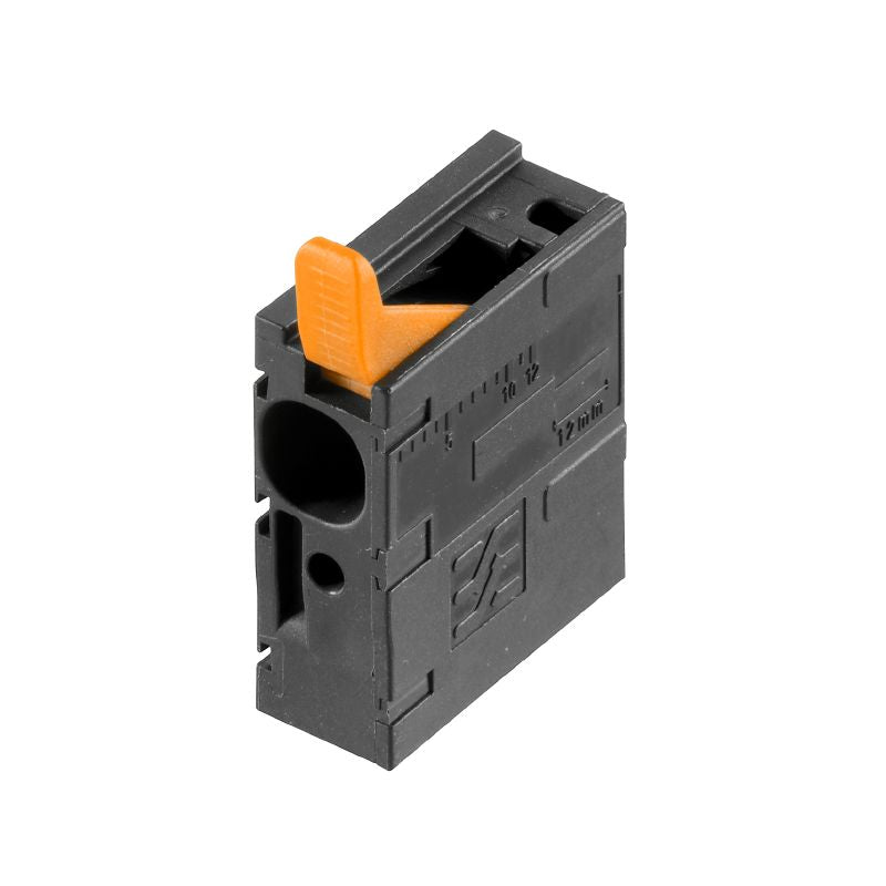 2471520000 - 7.50mm Black PCB Terminal, 5mm Solder Pin, Push-in Design  (Pack of 200)