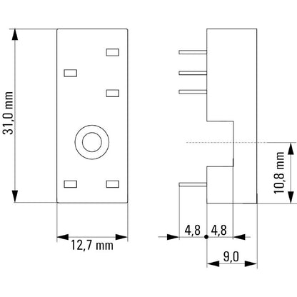 8690860000 - 12A Flange-Mounted SRC PCB, 9mm Height, 250V AC  (Pack of 100)