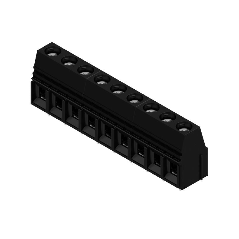 1226270000 - 10.16mm PCB Terminal, 9 Poles, 90° Angle, Black Tinned  (Pack of 20)