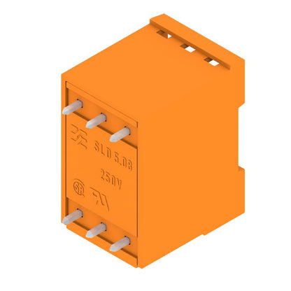 1602400000 - 5.08mm THT Connector with 6 Poles and Orange 3.2mm Pins  (Pack of 50)