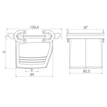 1902740000 - HDC Enclosure IP65 with PG 29 Cable Entries