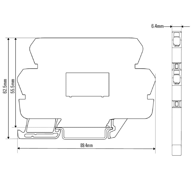 2773780000 - AgNi 6A Relay Module, 12-60V, Normally Open Contact  (Pack of 10)