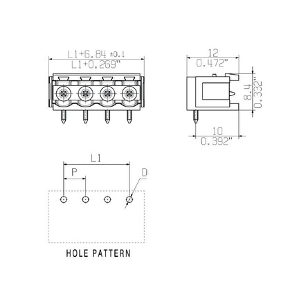 1409350000 - 10-Pole 5.08mm Male PCB Connector with Dovetails  (Pack of 50)