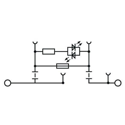 1616430000 - Dark Beige Fuse Terminal 2.5mm² with Tension-Clamp Connection  (Pack of 50)