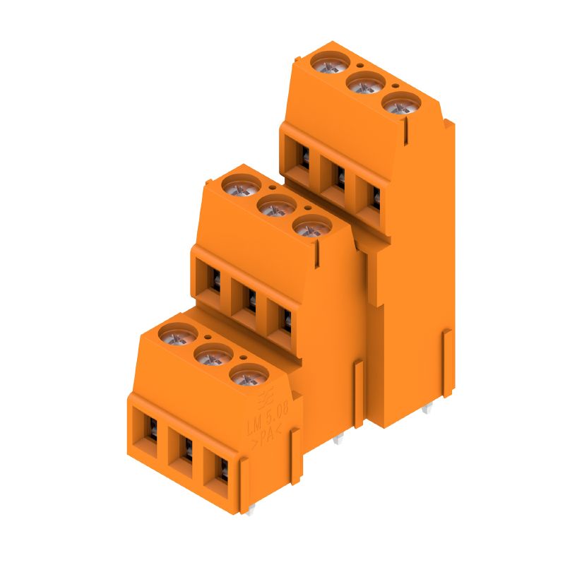 1769630000 - 9-Pole 5.08mm PCB Terminal, 3.5mm Solder Pin, Orange  (Pack of 50)