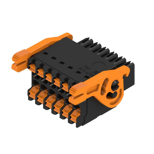 1278270000 - 3.50mm Female PCB Connector, 12 Poles, 180° Angle  (Pack of 66)