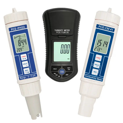 PCE-PH 22 - Salt Water Pool pH Testing Kit with Turbidity & Conductivity Meters