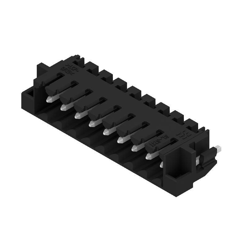 1000650000 - 3.50mm Male Header Connector with 9 Poles and Clip-On Flange  (Pack of 50)