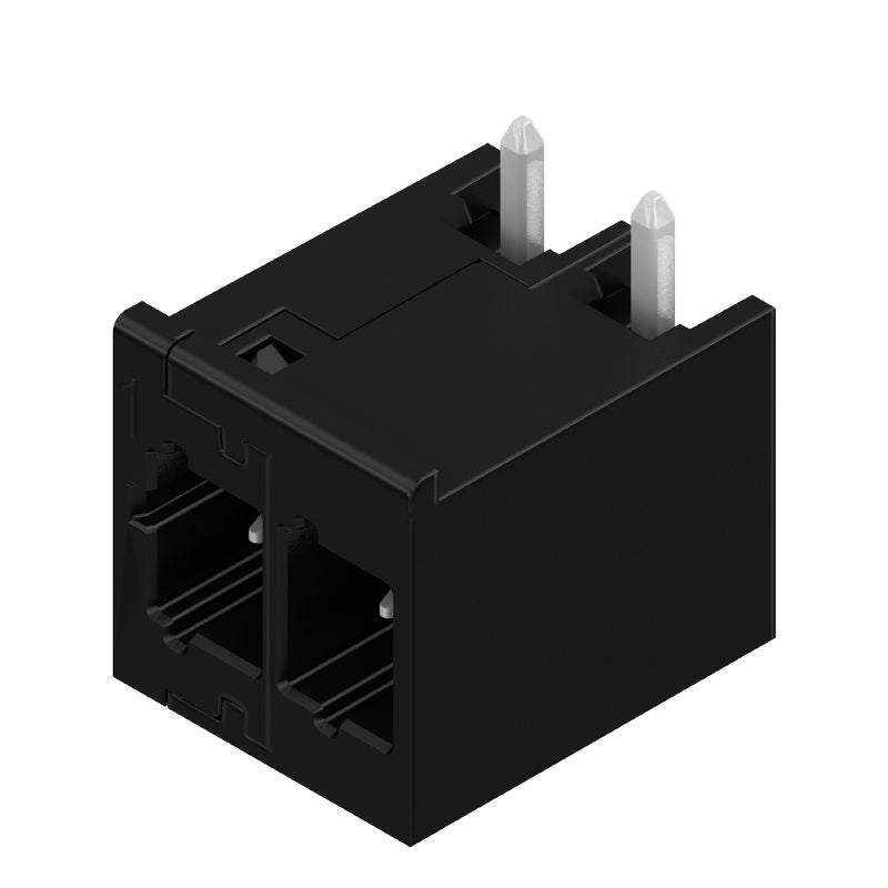 8000072497 - 2-Pole 5mm PCB Connector with 270° Elbow, ROHS Compliant  (Pack of 48)
