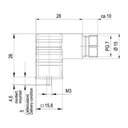 1873210000 - 4-Pole Industrial Connector, 9.4mm, 250V, Lightweight Design