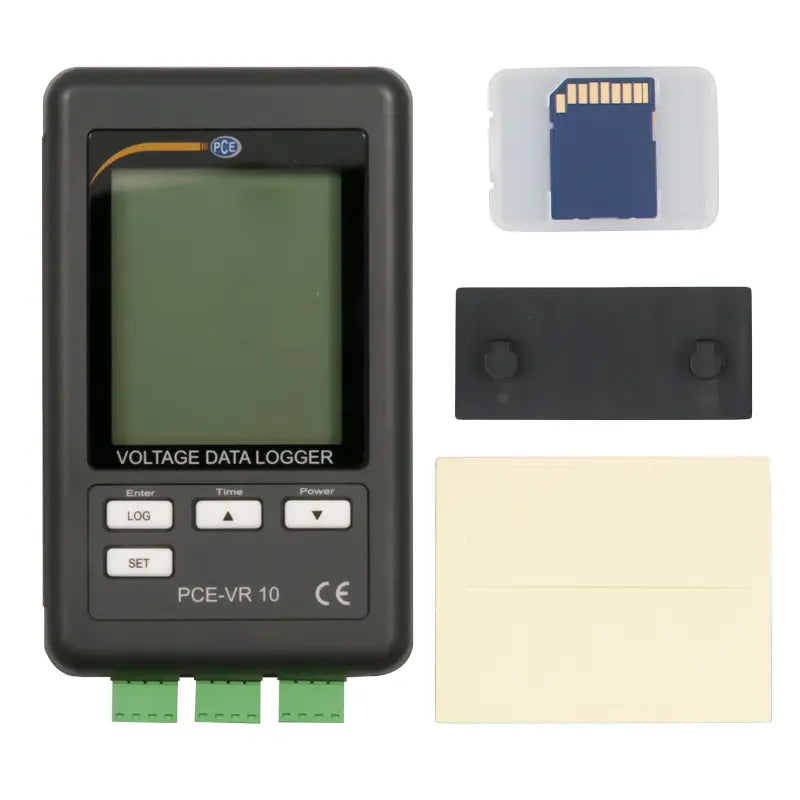 PCE-VR 10 - 3-Channel Voltage Logger with 10V Capacity & LCD Display