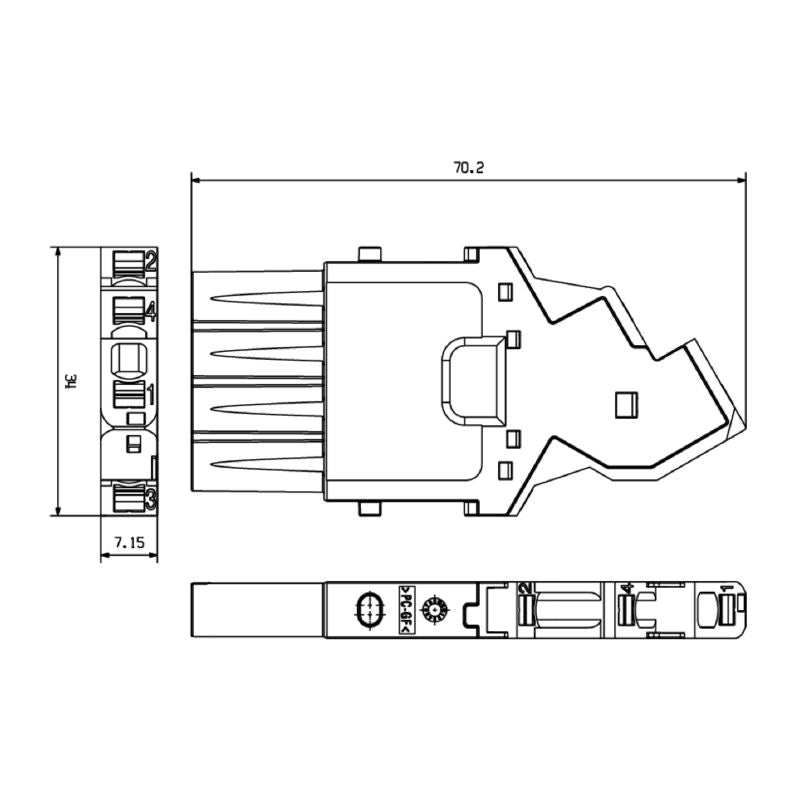 2635990000 - 250V Signal Module with 4 Poles and PUSH IN Connection