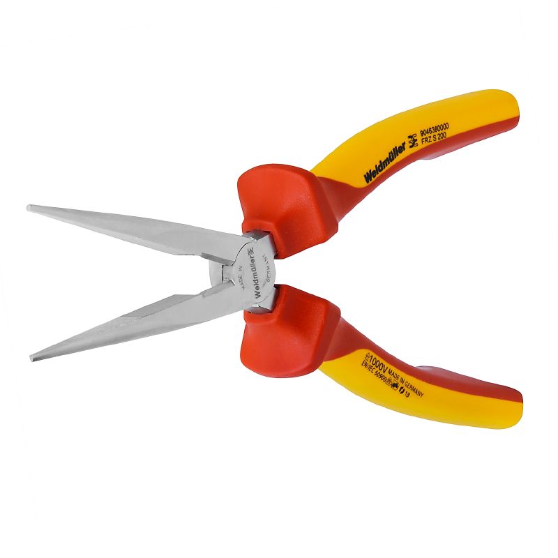 9046380000 - VDE 200mm Long-Nose Pliers with Cutter and Insulation