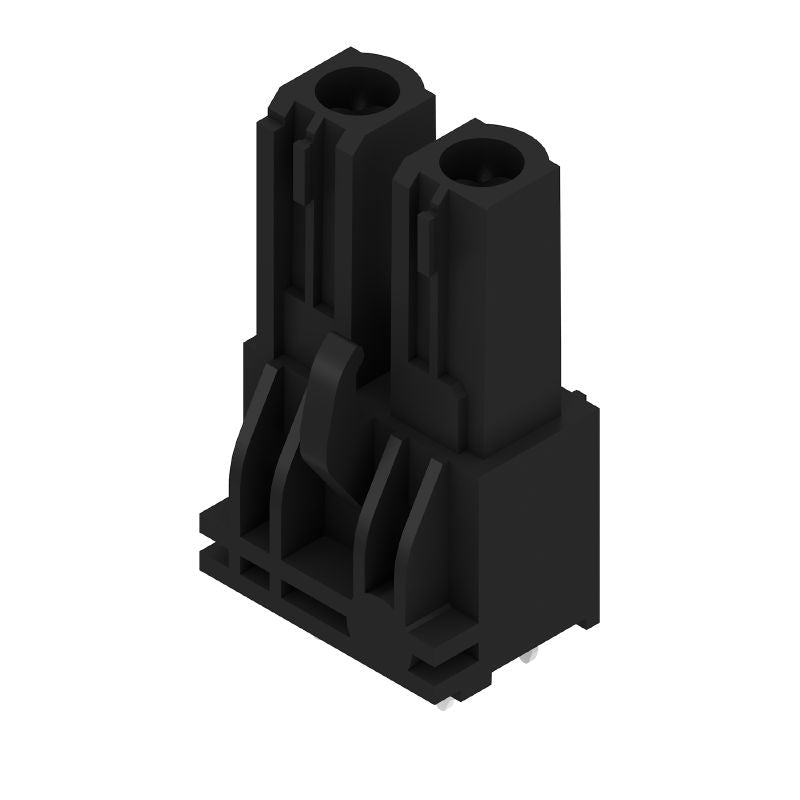 1122070000 - 7.62mm Female PCB Connector, 2 Poles, THT Solder, Black  (Pack of 126)