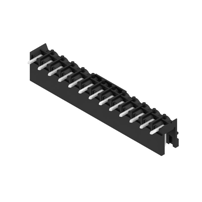 1840000000 - 13-Pole Black PCB Connector, 5mm Pitch, 90° Angle  (Pack of 50)