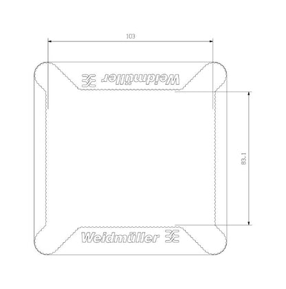2887690000 - Durable PA 66 Housing for Raspberry Pi 4, 120.4mm x 35.5mm