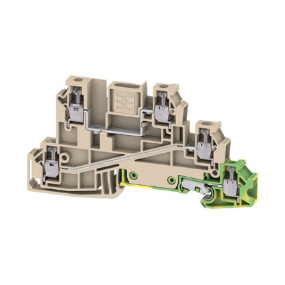 1030200000 - 3-Level Dark Beige Terminal Block, 2.5 mm², 24 A, 400 V  (Pack of 50)