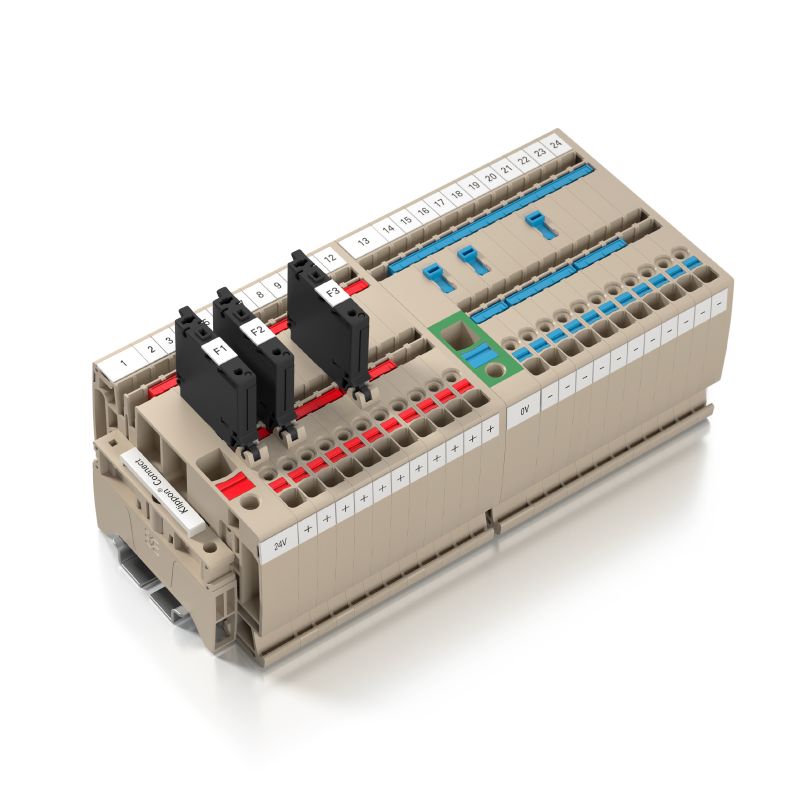 2428920000 - Dark Beige Push-In Terminal, 10 mm², 250 V, 57 A  (Pack of 20)