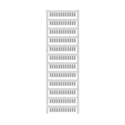 1635010000 - 10x5mm RoHS-Compliant Terminal Marker by Weidmueller  (Pack of 144)