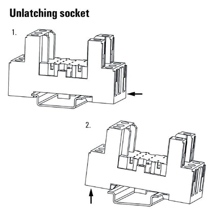 8869410000 - 10A Relay Socket with 3 CO Contacts, Screw Connection  (Pack of 10)