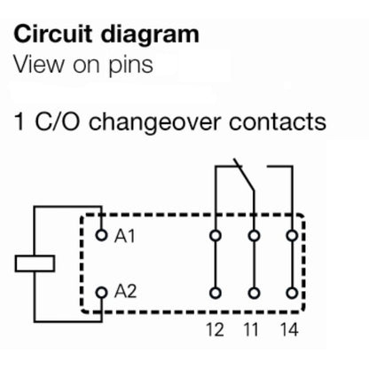 8630770000 - 110VDC Plug-in Relay, 16A, Single NO Contact, RoHS Compliant  (Pack of 20)