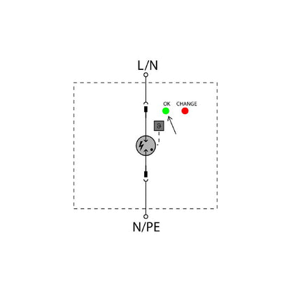 2726620000 - Surge Voltage Arrester for Single-Phase TN Applications