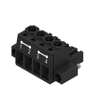 1844500000 - 5.08mm 4-Pole Female PCB Connector, 180° Orientation  (Pack of 60)