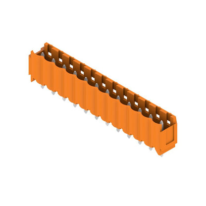 1581880000 - 12-Pole PCB Connector, 5mm Pitch, 180° Angle, Dovetail Design  (Pack of 50)