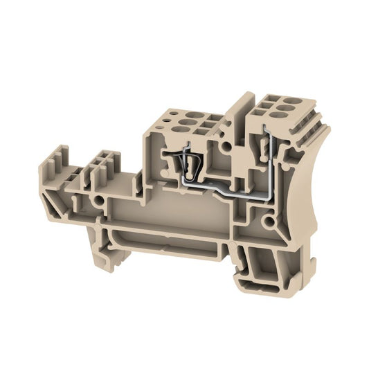 1692610000 - 10-Pole Electrical Connector with Flange Mount for TS 35 Rail  (Pack of 10)