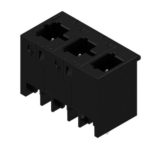 8000078315 - 7.5mm 3-Pole Male PCB Connector with 180° Elbow  (Pack of 25)