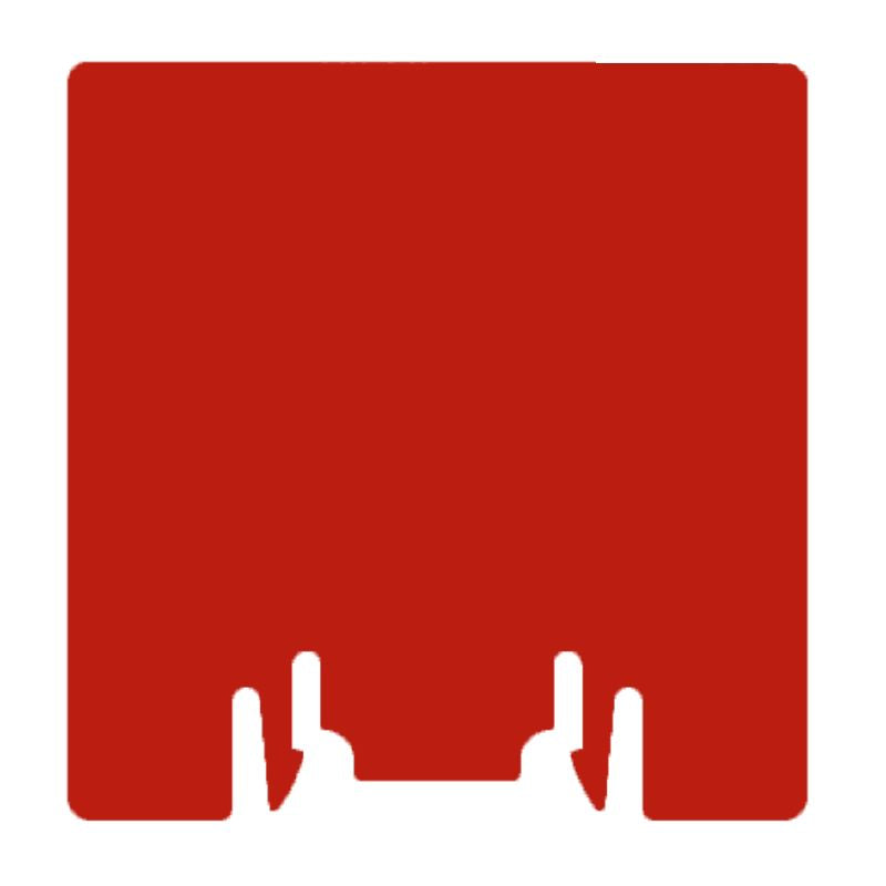 1190340000 - Red 37mm Wemid Intermediate Plate, V-0 Rated  (Pack of 50)