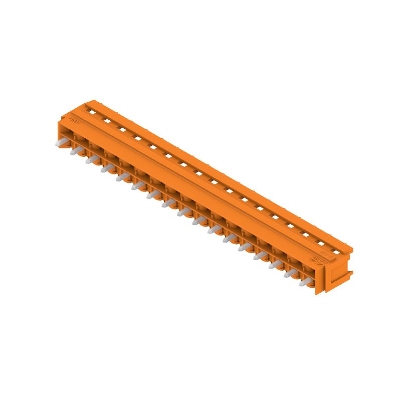 1581930000 - 17-Pole 3.2mm Orange PCB Connector with Secure THT Fixing  (Pack of 20)