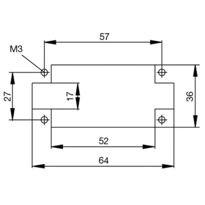 1651320000 - 5-Pole HDC Connector 64mm for Female Connections, RoHS Compliant