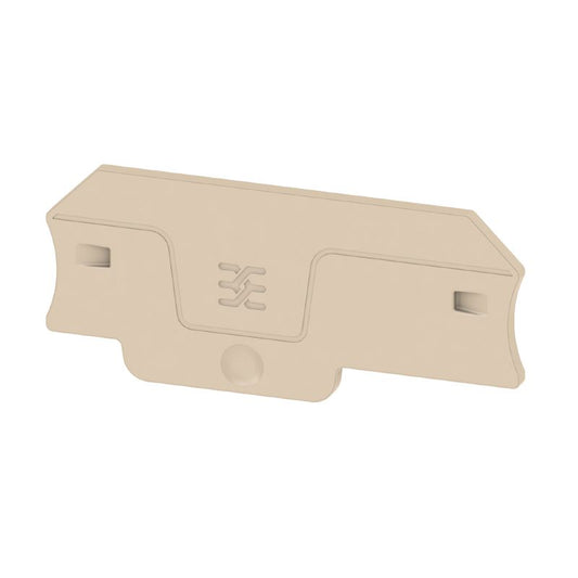 2898830000 - Dark Beige Wemid End Plate, 66.3mm x 2mm, V-0 Rated  (Pack of 20)