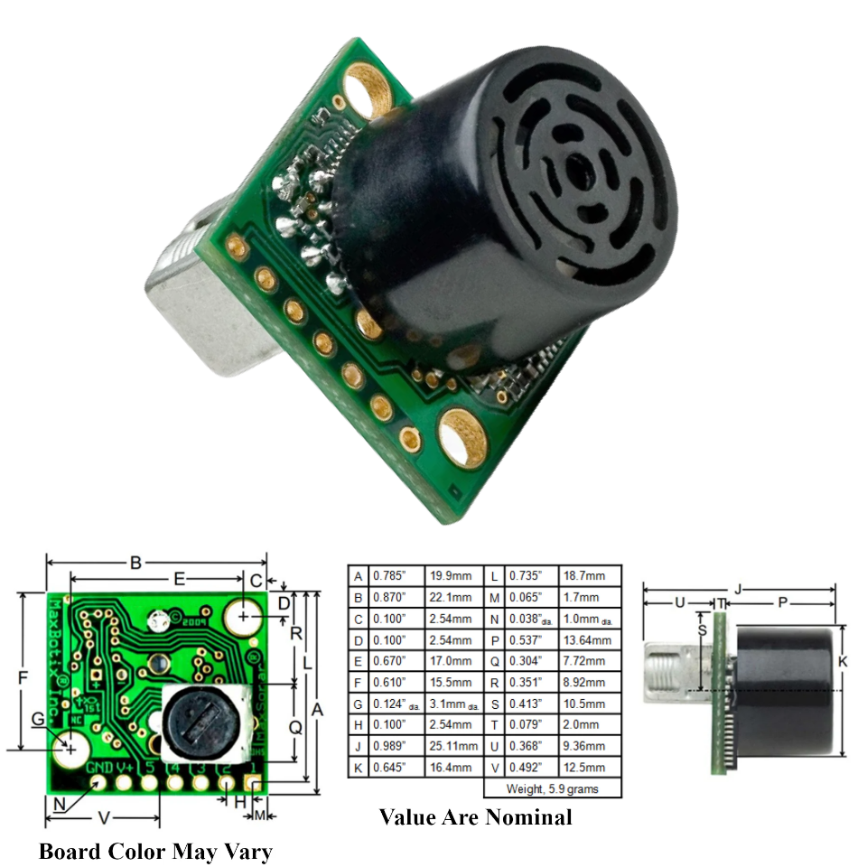 MB1260 XL-MaxSonar-EZL0