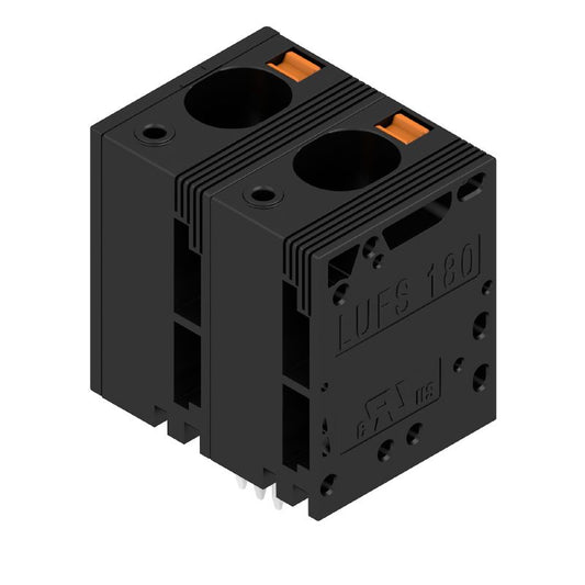 2491820000 - 15mm Pitch Black PCB Terminal, 180° Angle, 5mm Pin Length  (Pack of 40)