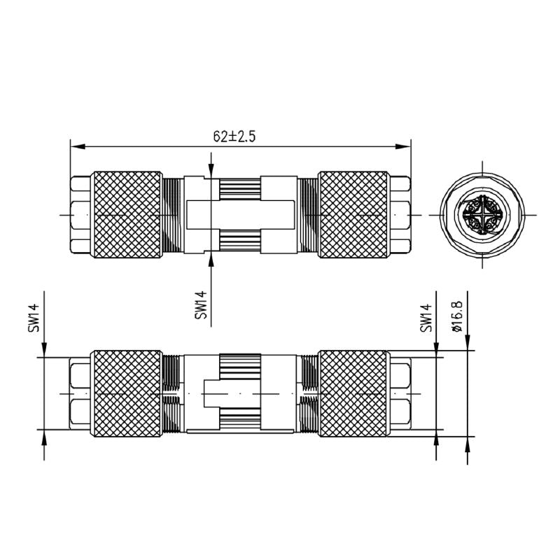 1499940000 - IP67 Rated IDC Connecting Module for Class FA, Cat. 7A Compatible
