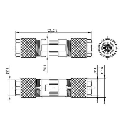 1499940000 - IP67 Rated IDC Connecting Module for Class FA, Cat. 7A Compatible